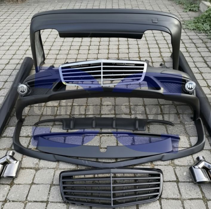 Передний Задний бампер Пороги Мерседес w211