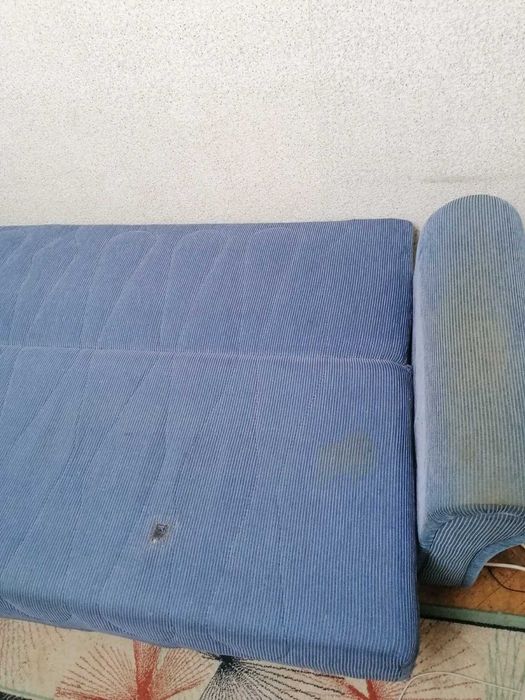 Диван клик-клак син