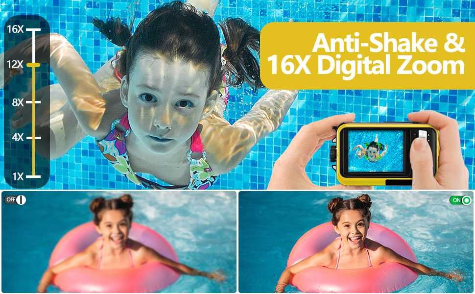 Камера за подводни снимки с двоен екран  YISENCE