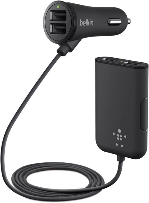 Belkin авто зарядно с 4 USB порта за лек автомобил, Германия