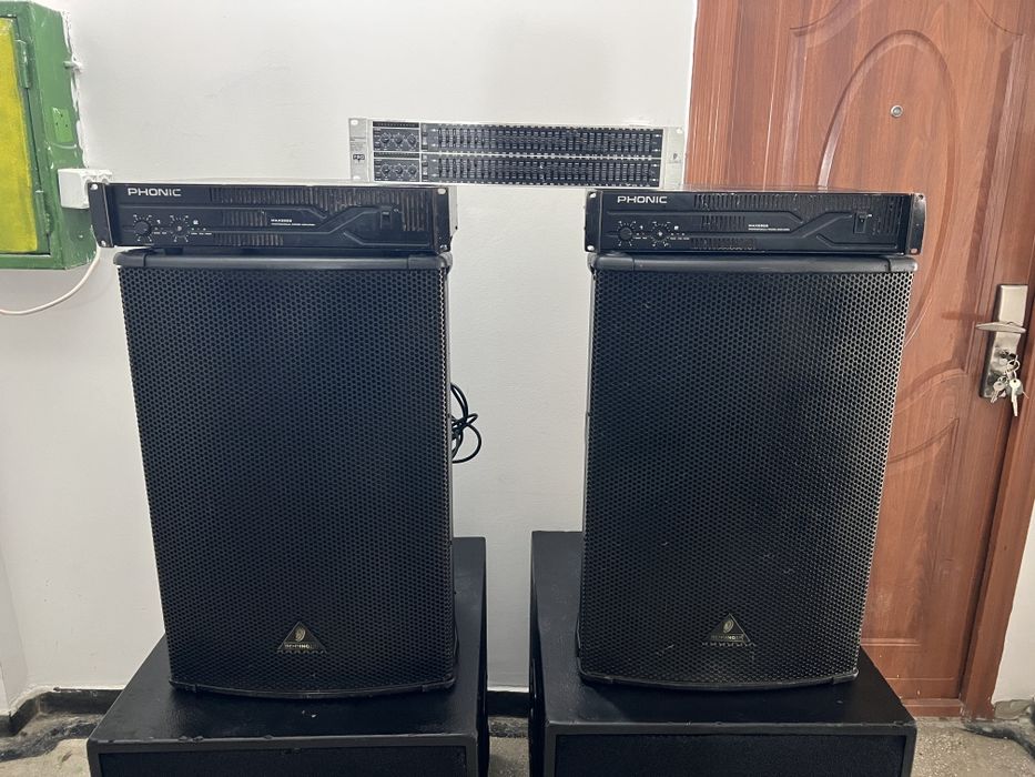 Sistem Audio PA Complet (Behringer + RCF + Phonic)