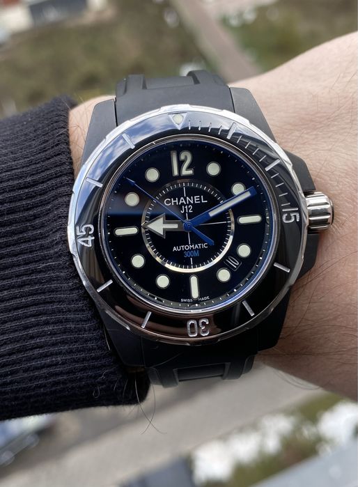 Оригинал CHANEL J12 MARINE AUTOMATIC 300M unisex