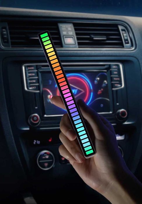Лед музикален индикатор, RGB rhythmic