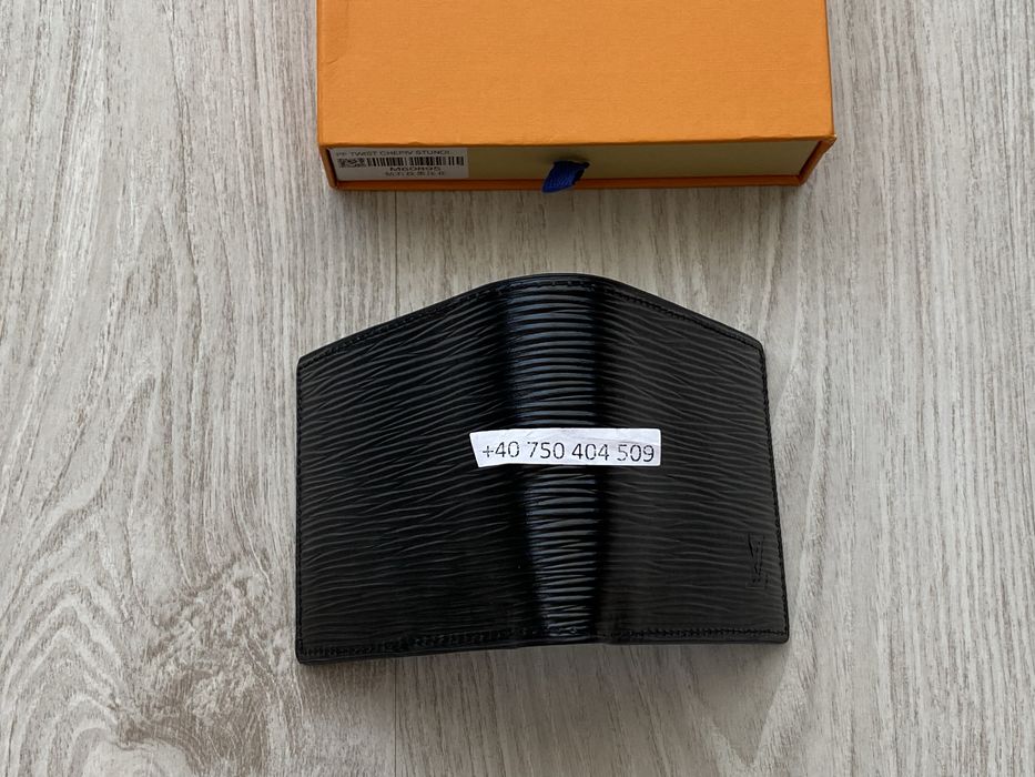 Portofel Louis Vuitton Negru ( Textura Linii )