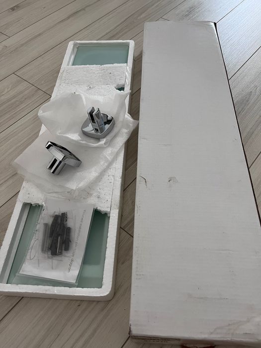 Accesorii baie (polita, suport prosop 1 brat, port hartie, port sapun)