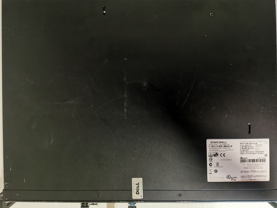Dell SonicWall SuperMassive 9600 Firewall 4x10GbE SFP+ 1RK28-0A8
https