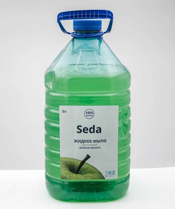 Жидкое мыло Seda, Зелёное Яблоко, 5л (Оптом)