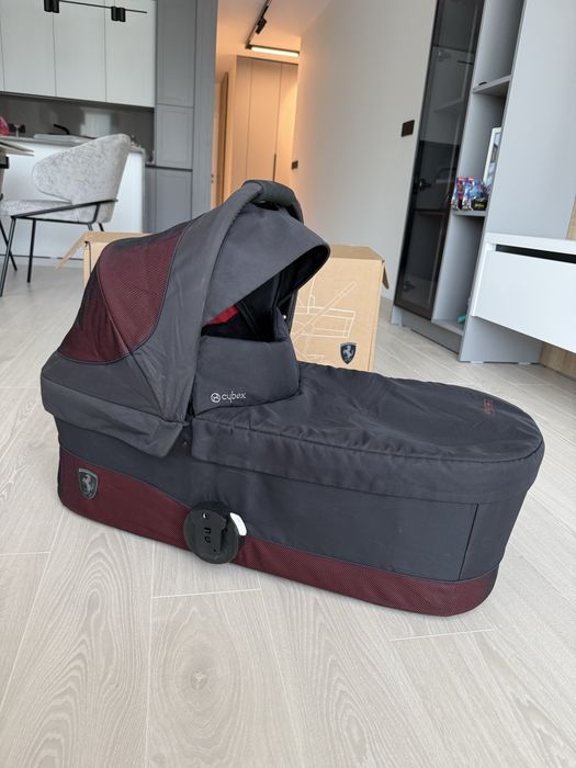 Cybex Balios S lux - Cot S Ferrari Edition бебешки кош за новородено