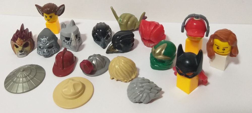 Lego детали, маски