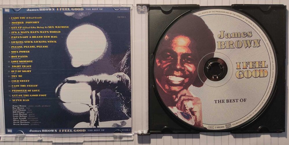 Неофициални дискове James Brown - нови 6 лв броя