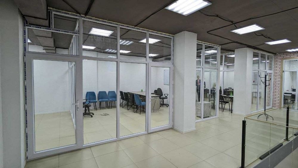 Стеклянные перегородки