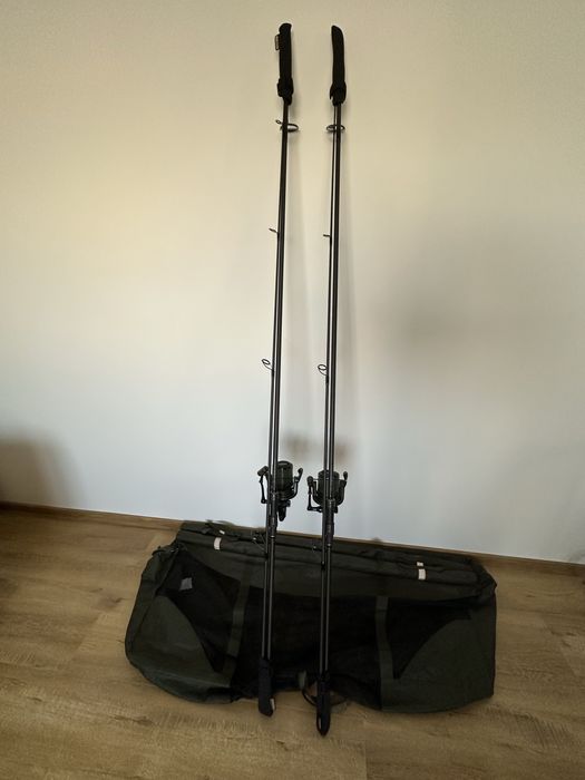 Pachet pescuit - 2Lansete fox, 2mulinete fox, sling daiwa