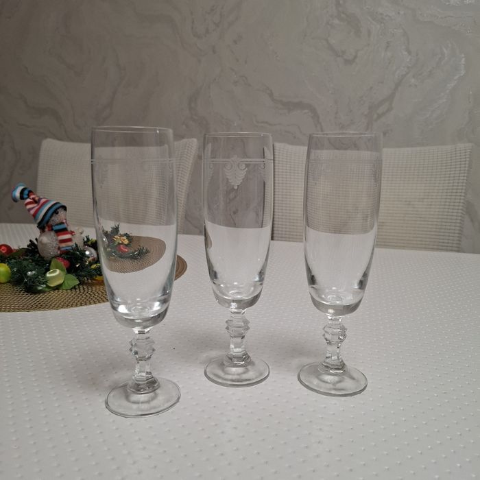 Фужеры из богемского стекла