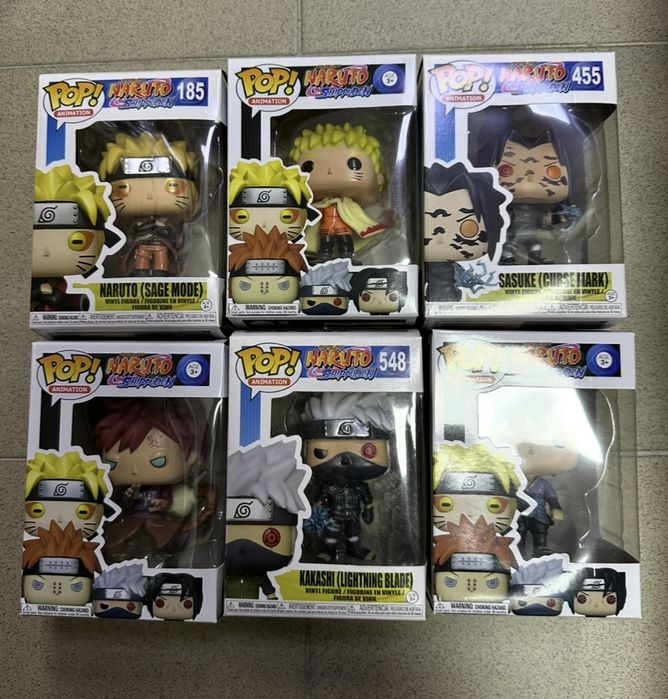 Funko Pop фигурки Наруто, Naruto Sasuke, Kakashi