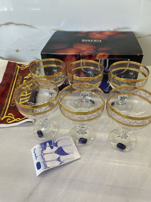 Bohemia crystalex Чехия креманки