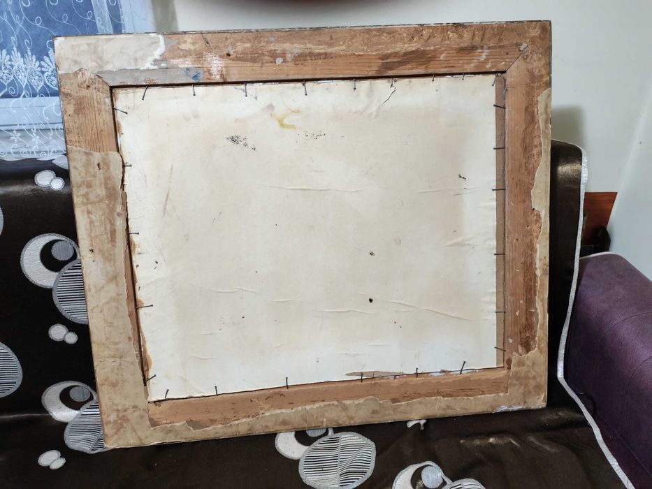 Tablou mare, original  Eugen Voinescu (1844 - 1909) - Naufragiul