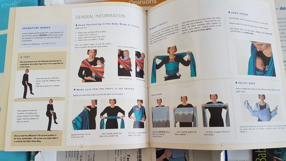 Wrap tesut (port/sistem bebe) Didymos Standard 5 turkis 361