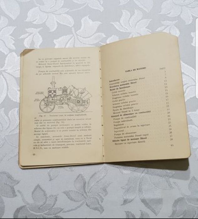 Carte tehnică veche ,,Motorul diesel" - 1941 Constantin Mihăilescu