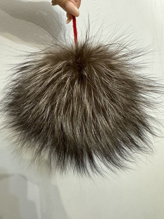 Помпон мех чернобурка