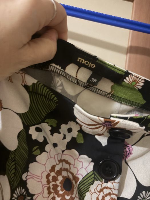 Maje блуза с копчета на цветя