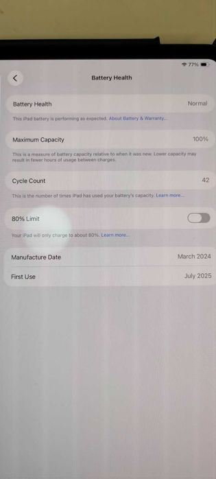 Ipad Pro GEN 7  13" M4 2TB WI-FI