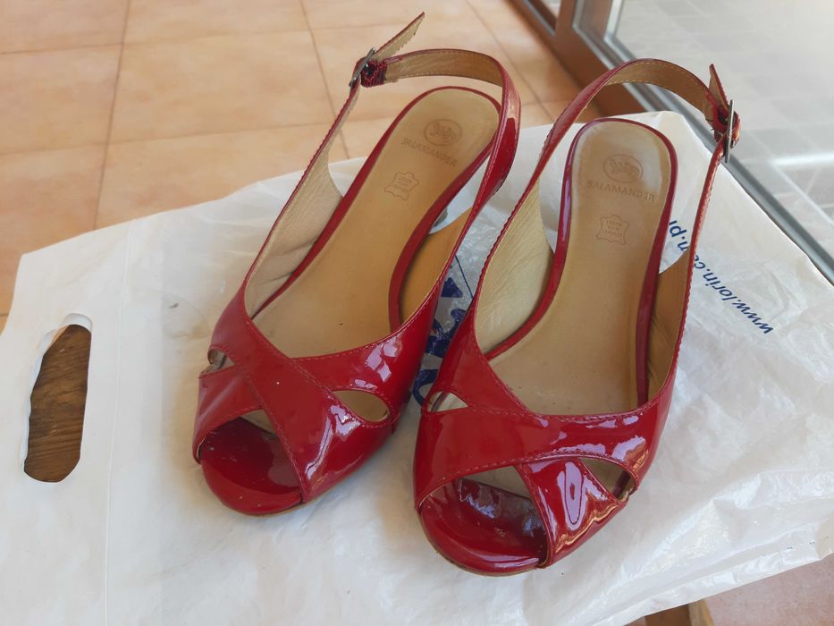 Сандал Естествена Кожа SALAMANDER! Красиви и удобни !№36