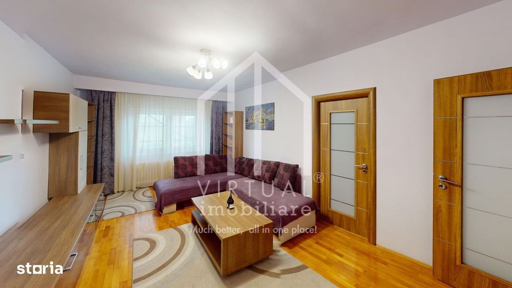 Apartament de vanzate in Sibiu cu 2 camere mobilat, bloc cu lift