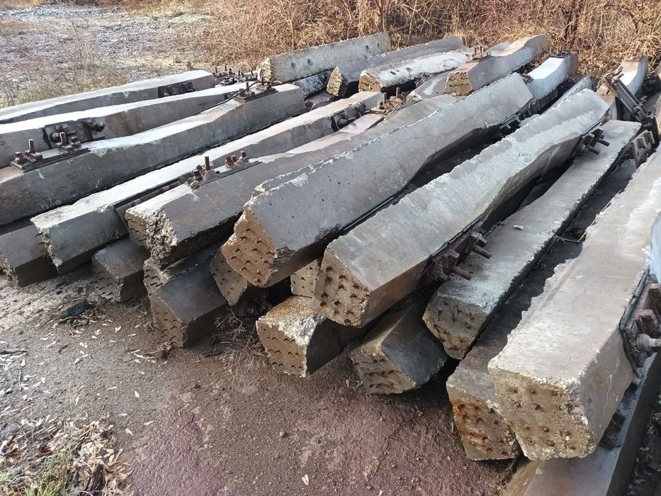 Traverse de beton folosite