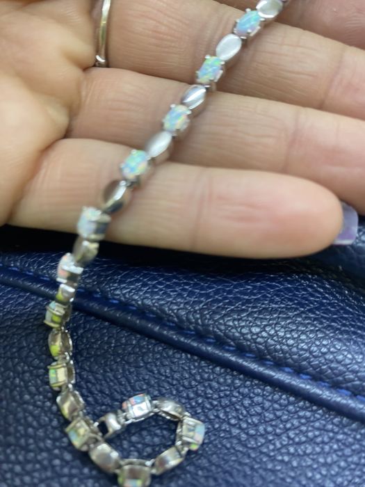 Браслет белое золото 585