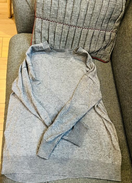 Massimo Dutti сив пуловер