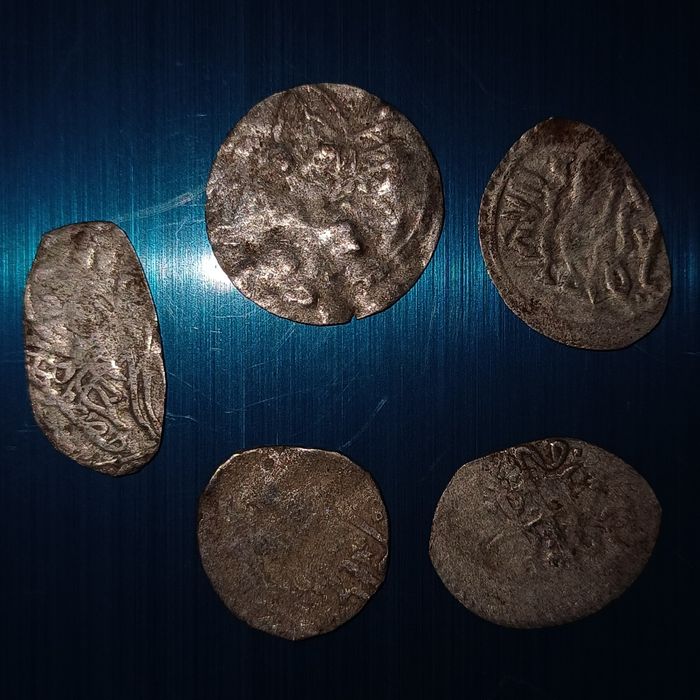 5 AKCE, monede Imperiul Otoman, ARGINT, secolul 17-18