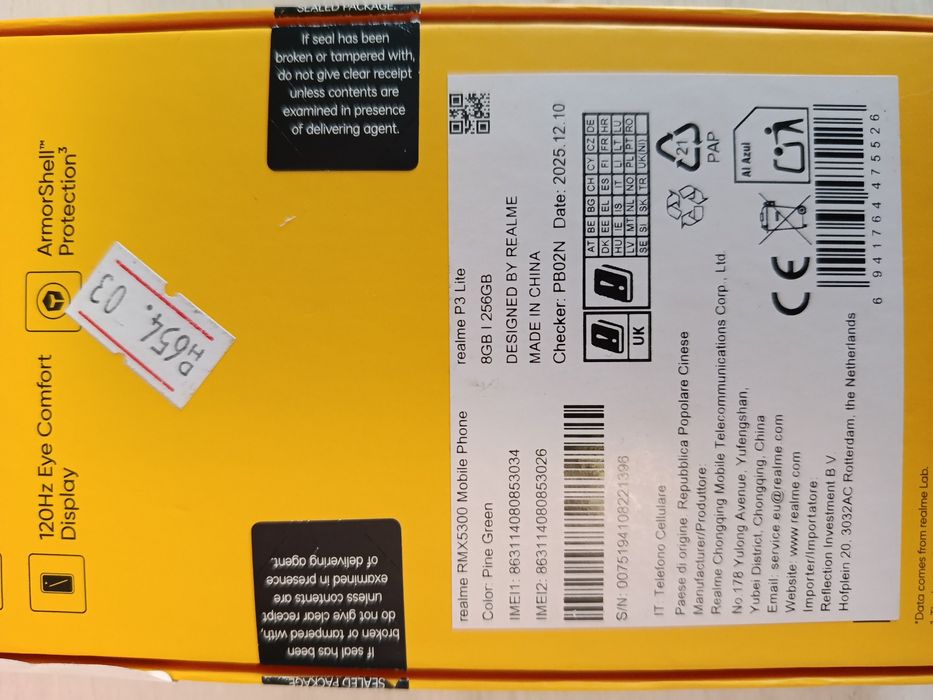 Realmi p3 lite продам