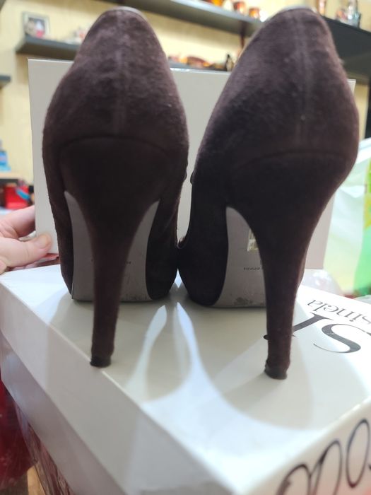 Туфли женские натуральная замша