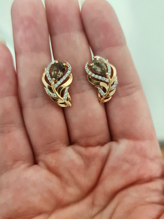 Новые Золотые Серьги 585 пробы