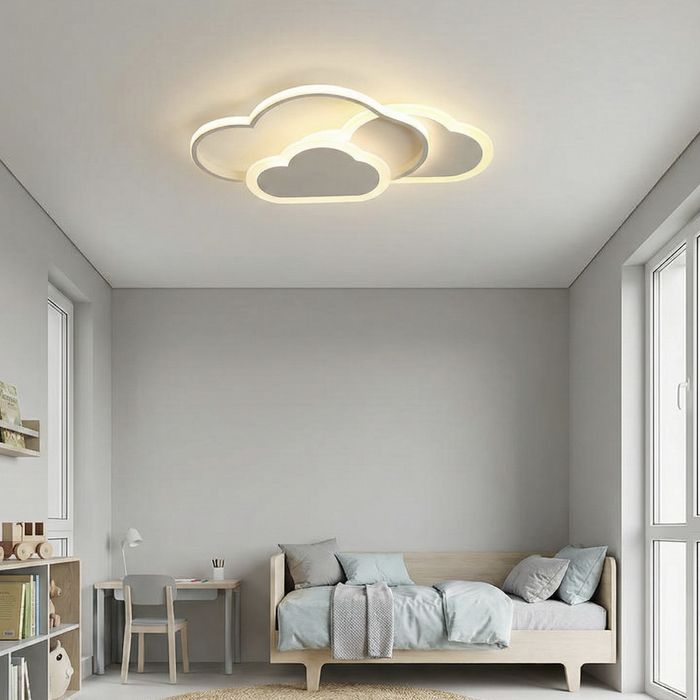 LED плафон „Облаци“ – 42W | 52×31×6 см | Чисто нов