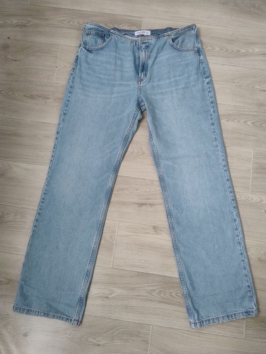 Blugi Pull&Bear mărimea 42 (XL / Mex 32) – croială dreaptă / wide-leg
