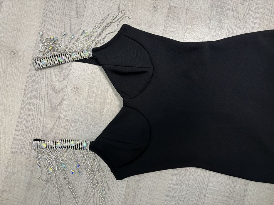 Черна бандажна рокля Bella Barnett, размер S