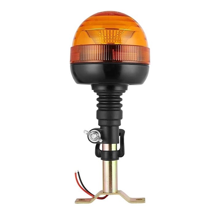 Комплект 12V 24V Аварийна лампа Маяк Буркан със стойка