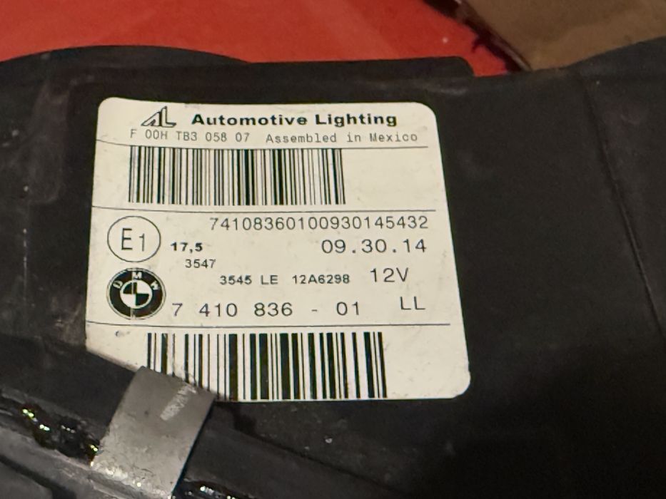 bmw x3 f25/x4 f26 LCI десен фар bixenon със завиване европейски