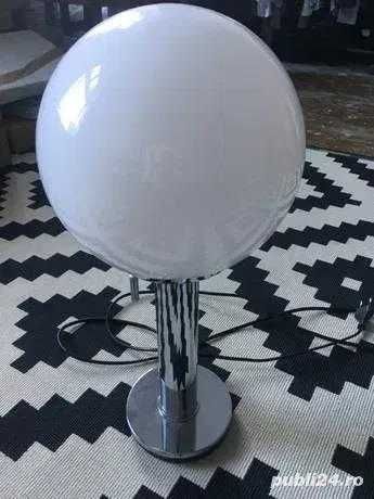 Veioza lampa Glashutte Limburg 6357 Bauhaus opalina Germania