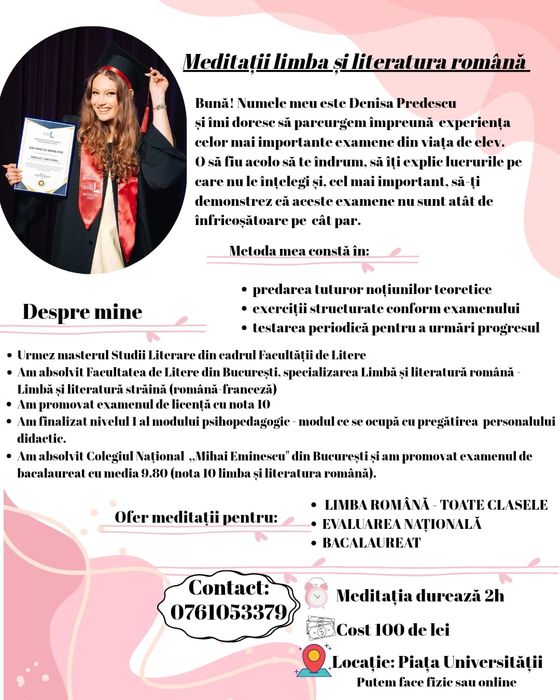 Meditații la limba română