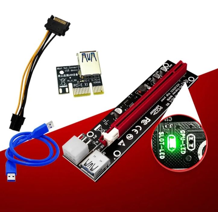 Райзер Riser ver 00103S PCI-E 16X USB 3.0