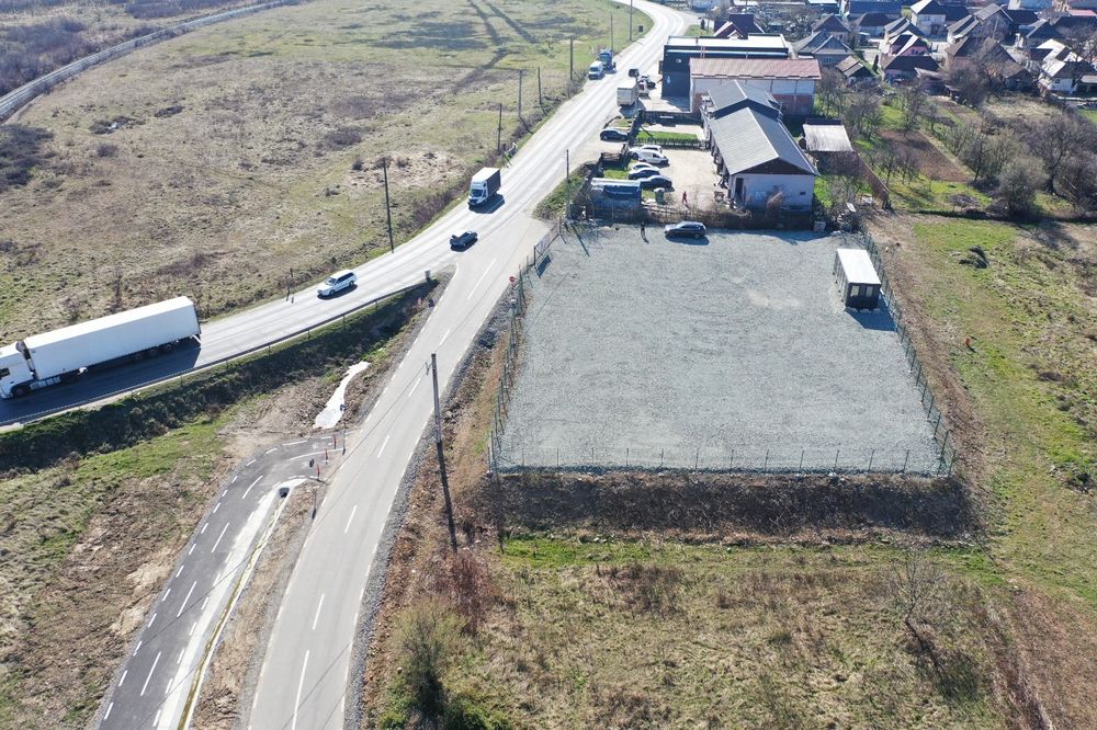 Teren 1.800 mp la DN, Baia Mare –40 m front, ideal parc auto / depozit