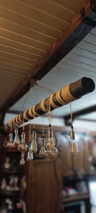 Люстра-балка под старину.