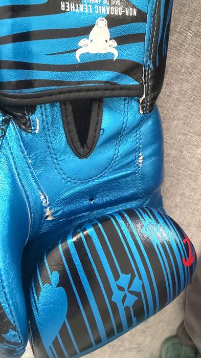 Set Kickbox / Muay Thai complet + aparatoare tibie + manusi + pantaloni