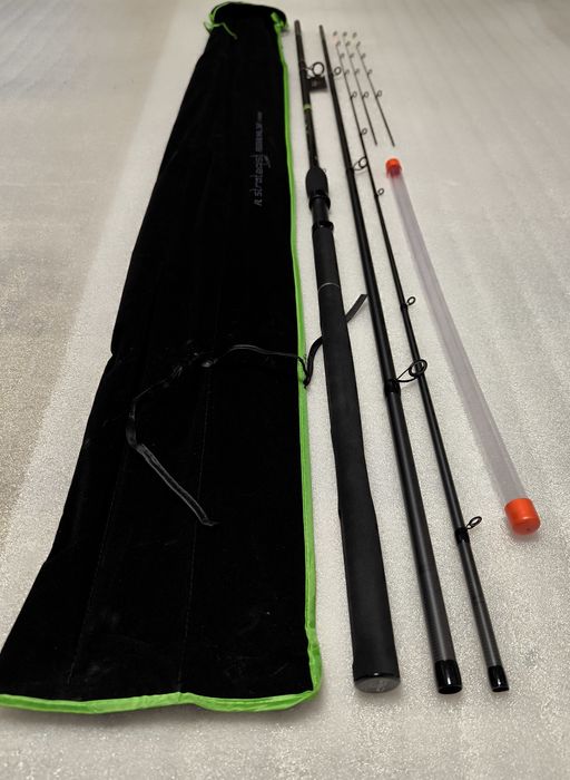 SET 2 Lansete Feeder FL Strategist Lake Feeder 3.90m, 80g, 3+3seg