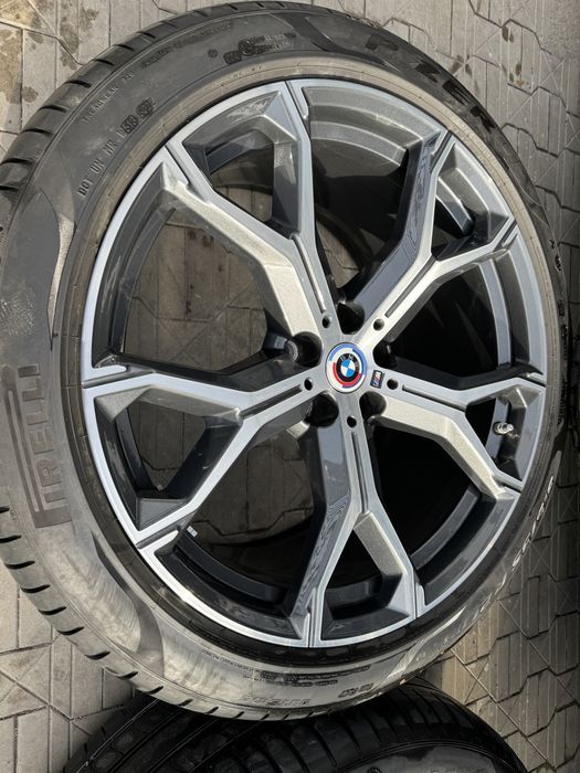 jante originale bmw m packet r21 x5 g05 x6 g06 echipate vara