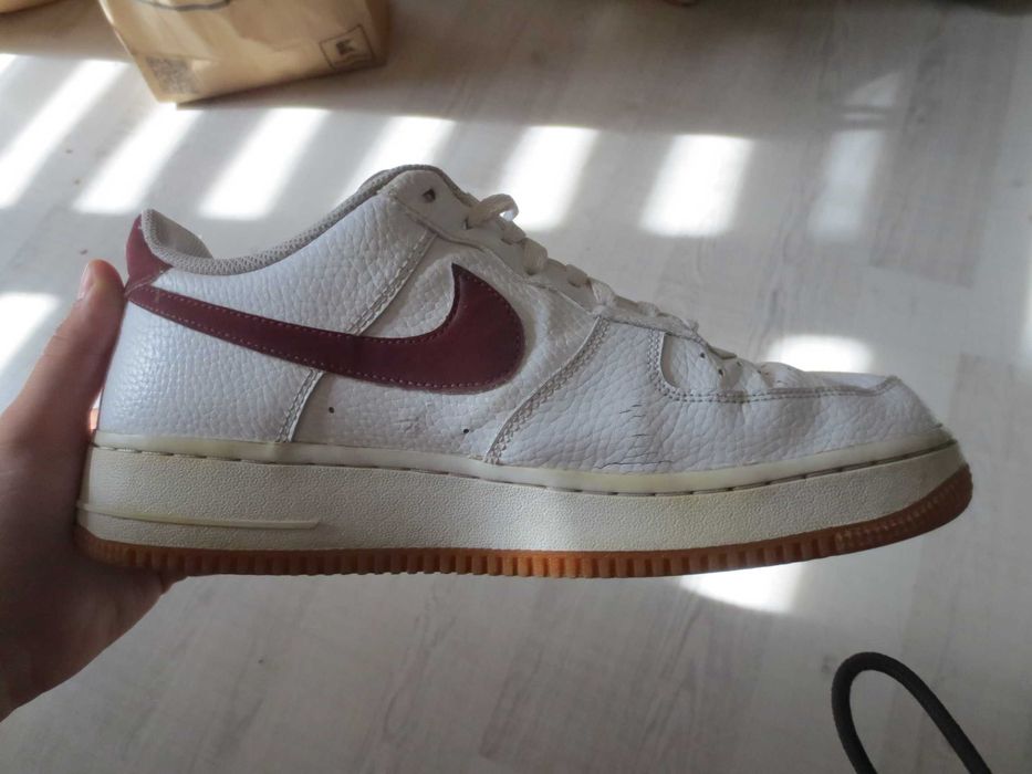 Nike Air Force 1 '07 2 Low White Team Red Blue Void Gum (ОРИГИНАЛНИ)