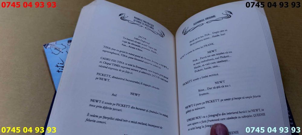 carte carti animale fantastice j.k.rowling cartonata