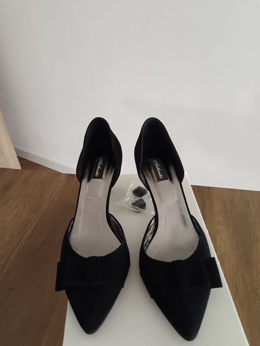 Pantofi piele întoarsă de damă